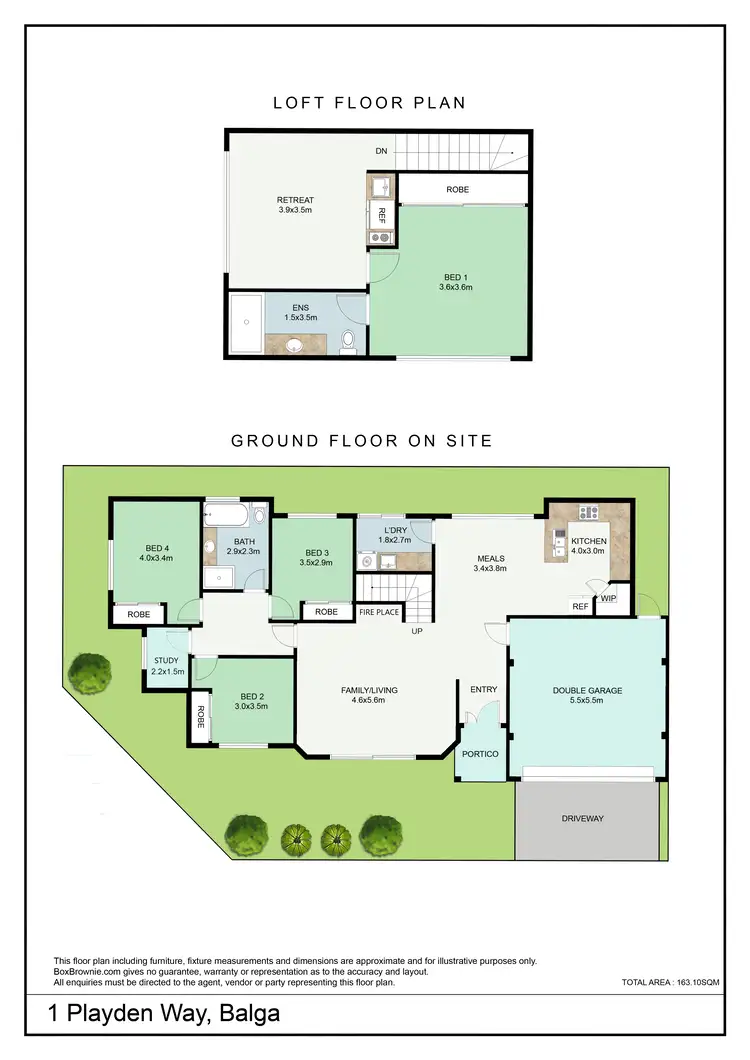 Floorplan of Homely house listing, 1 Playden Way, Balga WA 6061