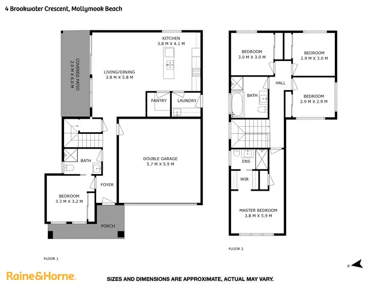 Floorplan of Homely house listing, 4 Brookwater Crescent, Mollymook Beach NSW 2539