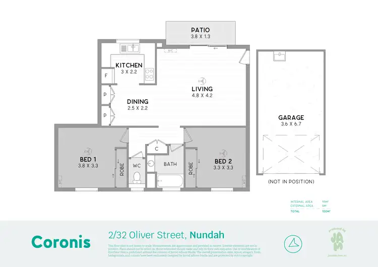 Floorplan of Homely apartment listing, 2/32 Oliver Street, Nundah QLD 4012