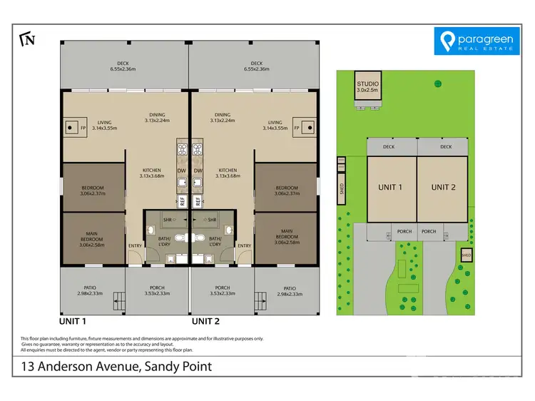 Floorplan of Homely house listing, 13 Anderson Avenue, Sandy Point VIC 3959
