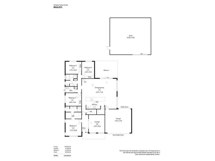 Floorplan of Homely house listing, 36 Henry Turton Circuit, Wasleys SA 5400