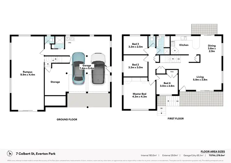 Floorplan of Homely house listing, 7 Colbert Street, Everton Park QLD 4053
