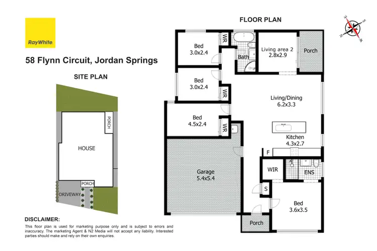 Floorplan of Homely house listing, 58 Flynn Circuit, Jordan Springs NSW 2747
