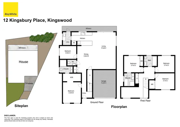 Floorplan of Homely house listing, 12 Kingsbury Place, Kingswood NSW 2747