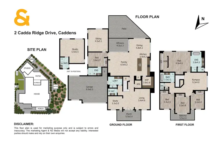 Floorplan of Homely house listing, 2 Cadda Ridge Drive, Caddens NSW 2747