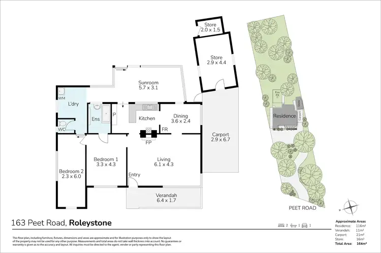 Floorplan of Homely house listing, 163 Peet Road, Roleystone WA 6111