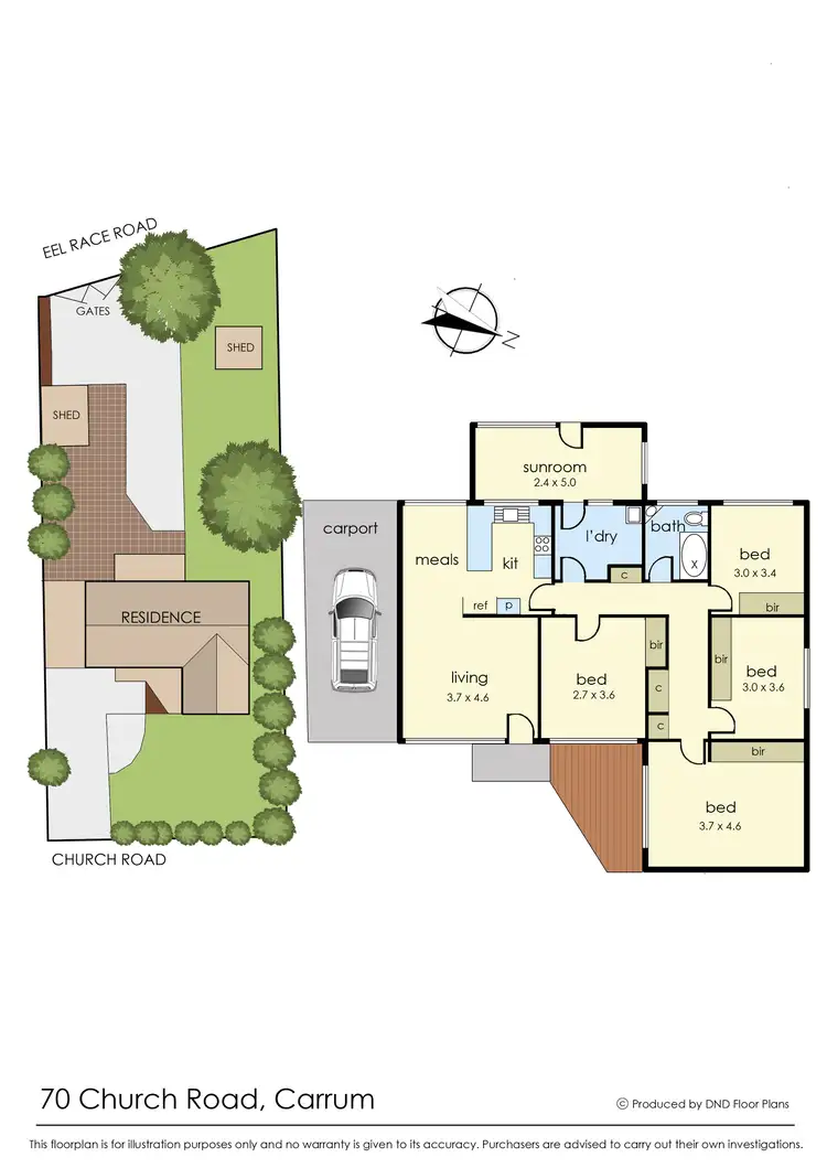 Floorplan of Homely house listing, 70 Church Road, Carrum VIC 3197