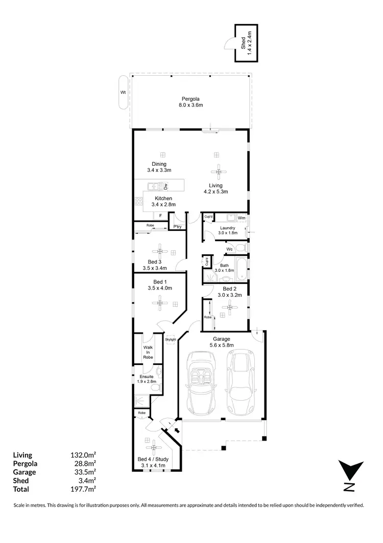 Floorplan of Homely house listing, 24A Renown Avenue, Tranmere SA 5073
