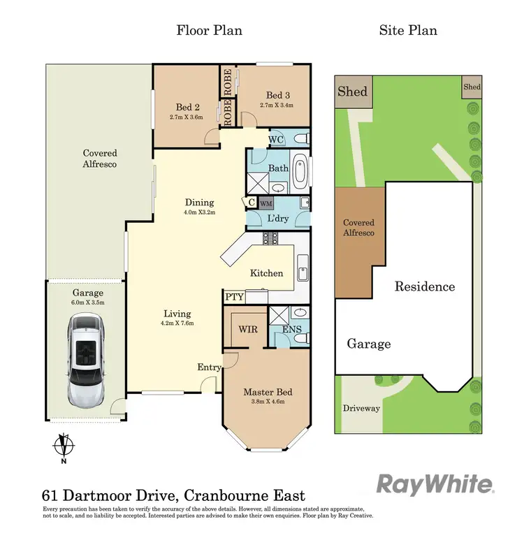 Floorplan of Homely house listing, 61 Dartmoor Drive, Cranbourne East VIC 3977