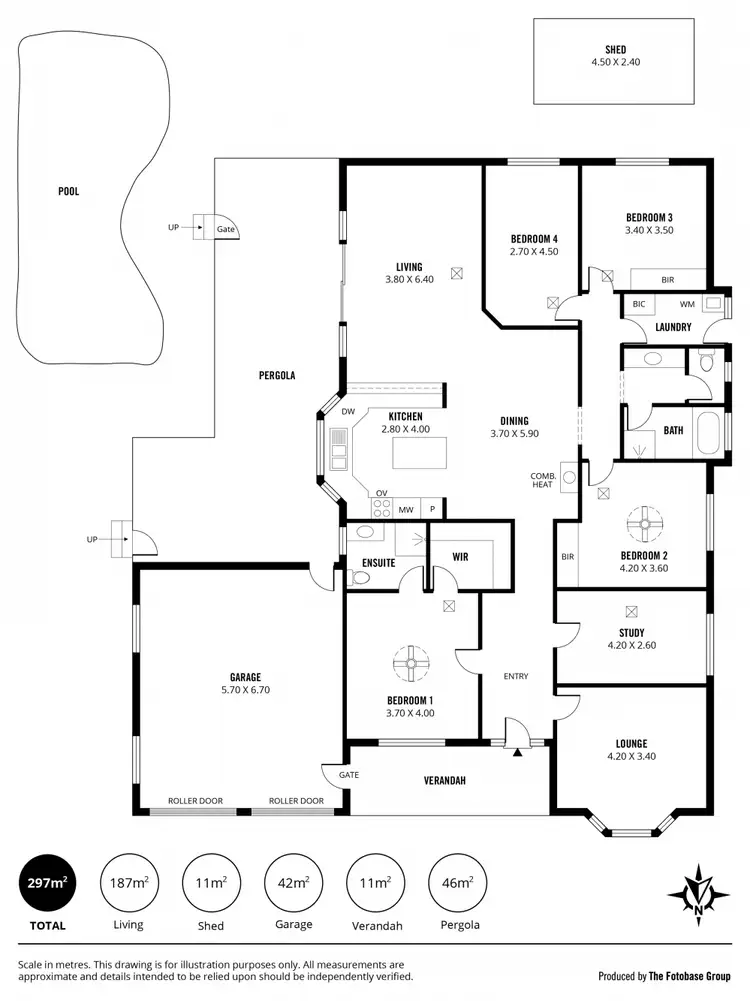 Floorplan of Homely house listing, 41 Wigley Drive, Mclaren Vale SA 5171