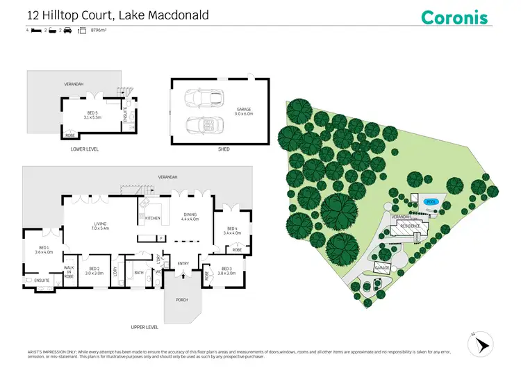 Floorplan of Homely house listing, 12 Hilltop Court, Lake Macdonald QLD 4563