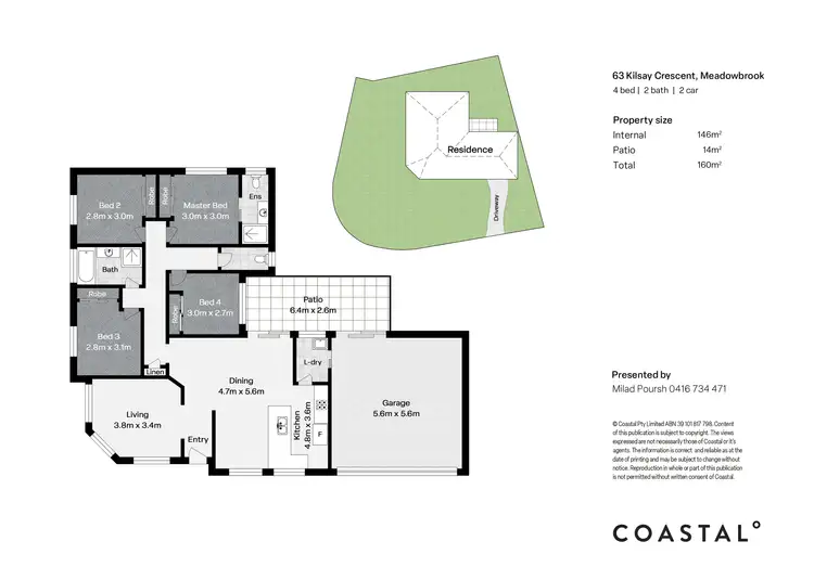 Floorplan of Homely house listing, 63 Kilsay Crescent, Meadowbrook QLD 4131