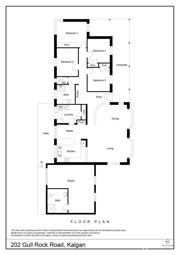 Floorplan of Homely rural property listing, 202 Gull Rock Road, Kalgan WA 6330