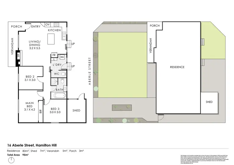 Floorplan of Homely house listing, 16 Aberle Street, Hamilton Hill WA 6163