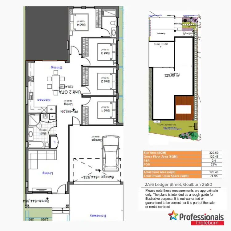 Floorplan of Homely house listing, 2A/6 Ledger Street, Goulburn NSW 2580