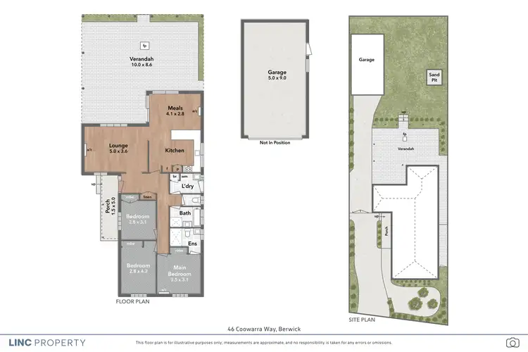 Floorplan of Homely house listing, 46 Coowarra Way, Berwick VIC 3806