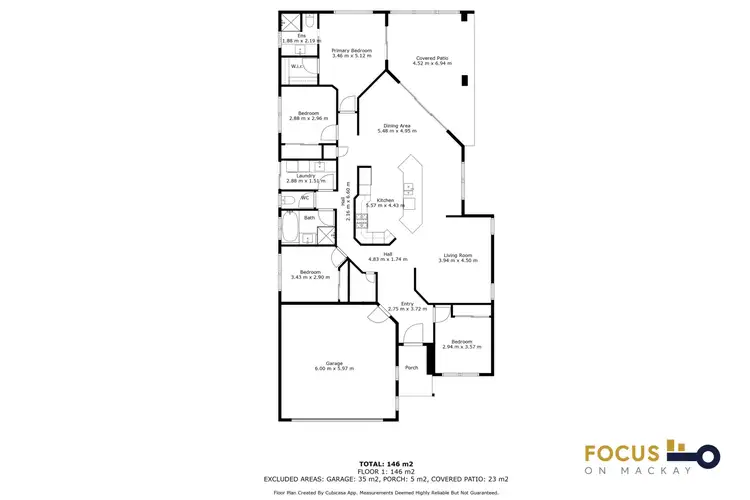 Floorplan of Homely house listing, 16 Vezzoli Court, Walkerston QLD 4751