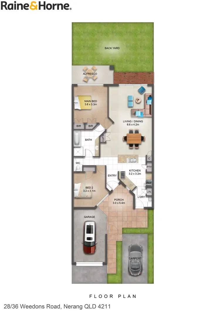 Floorplan of Homely house listing, 28/36 Weedons Road, Nerang QLD 4211