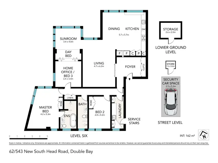Floorplan of Homely apartment listing, 62/543 New South Head Road, Double Bay NSW 2028