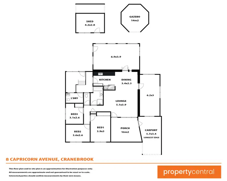 Floorplan of Homely house listing, 8 Capricorn Avenue, Cranebrook NSW 2749