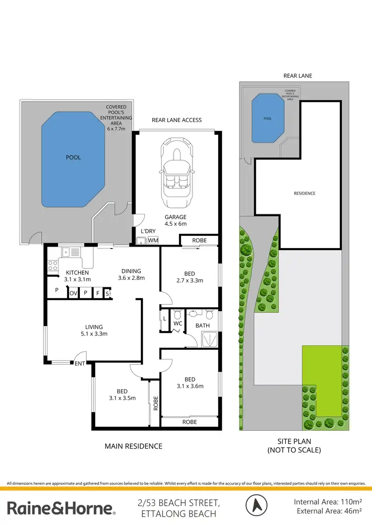 Floorplan of Homely villa listing, 2/53 Beach Street, Ettalong Beach NSW 2257