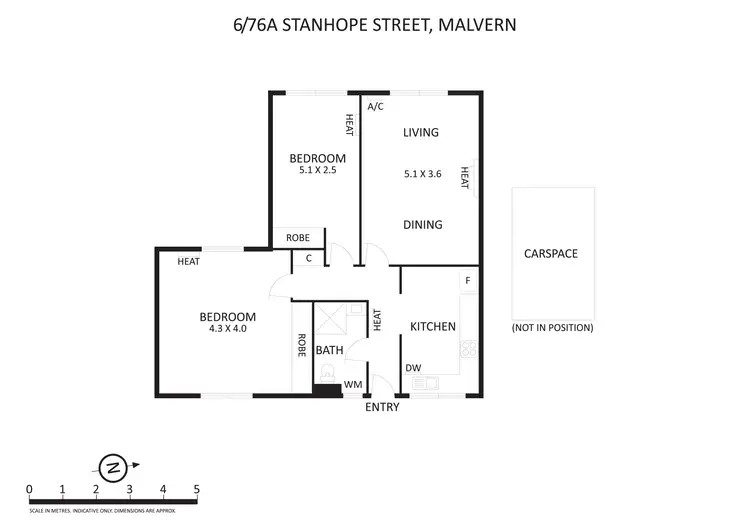 Floorplan of Homely apartment listing, 6/76a Stanhope Street, Malvern VIC 3144