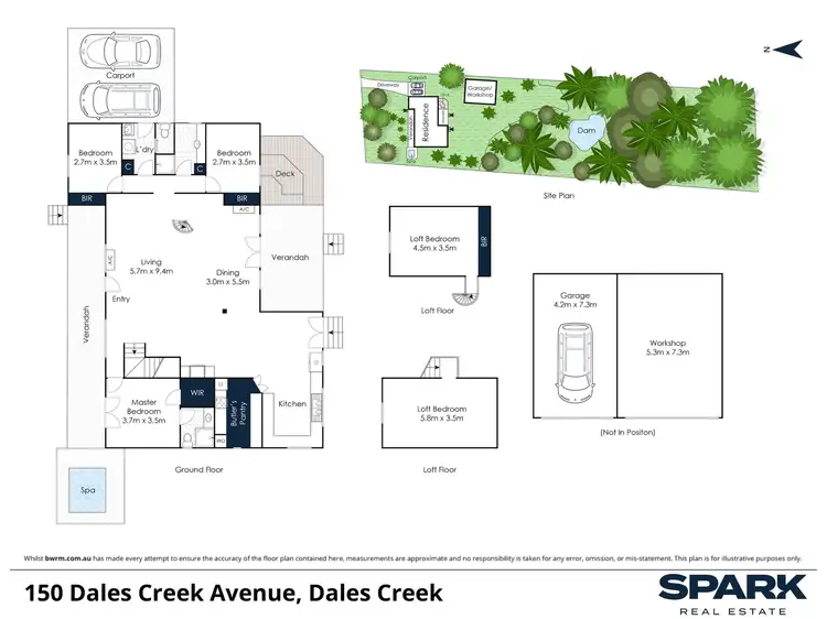 Floorplan of Homely rural property listing, 150 Dales Creek Avenue, Dales Creek VIC 3341