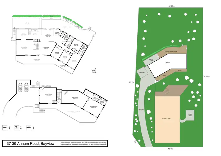 Floorplan of Homely house listing, 37-39 Annam Road, Bayview NSW 2104