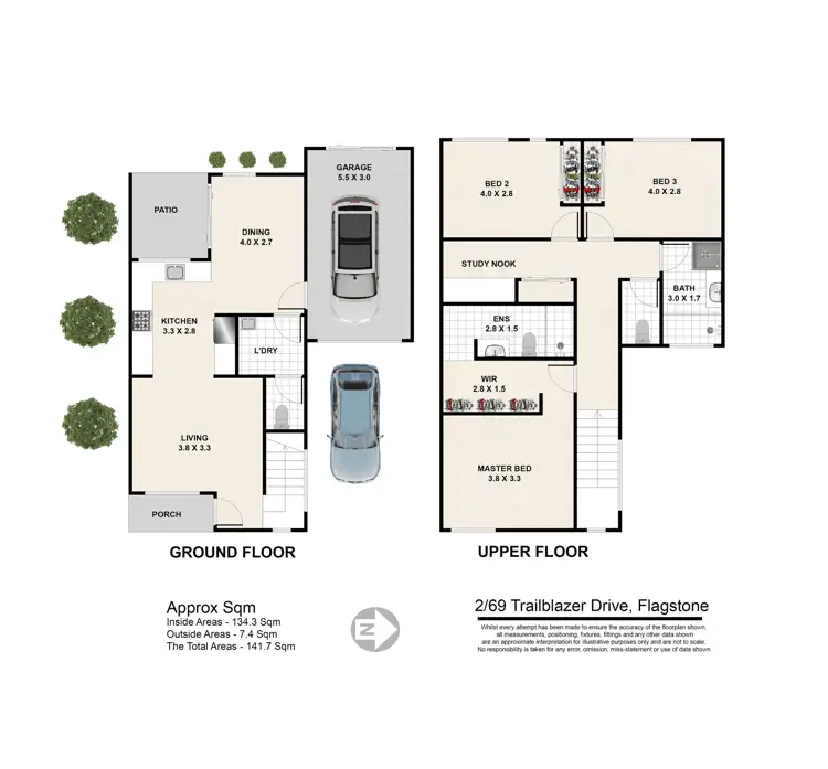 Floorplan of Homely house listing, 2/69 Trailblazer Drive, Flagstone QLD 4280