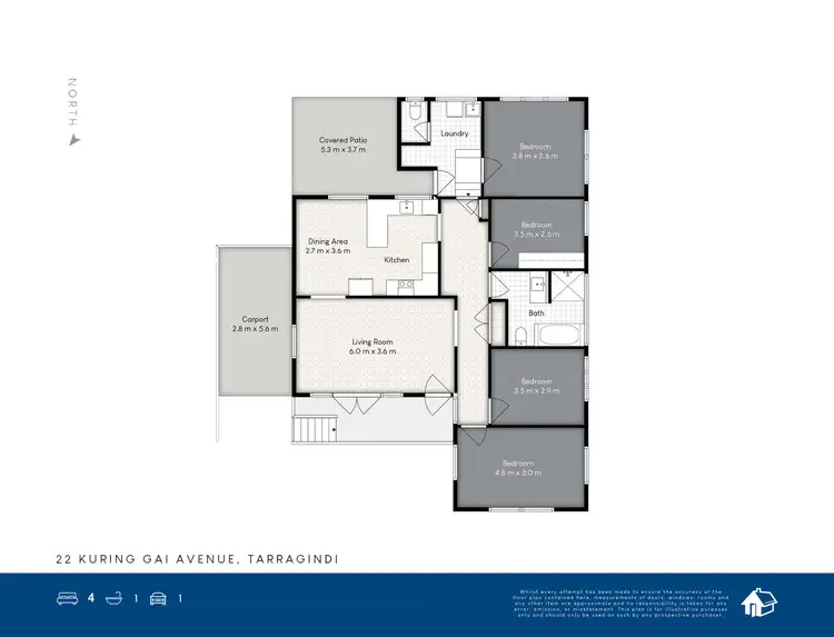 Floorplan of Homely house listing, 22 Kuring-Gai Avenue, Tarragindi QLD 4121