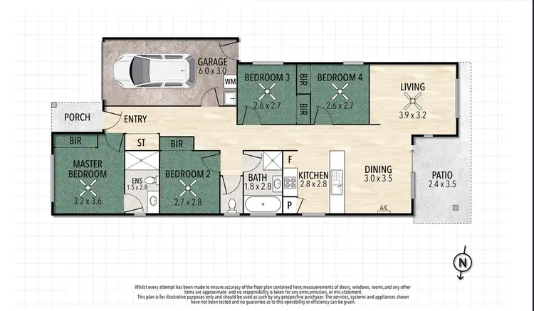 Floorplan of Homely house listing, 6 Kakadu Court, North Lakes QLD 4509