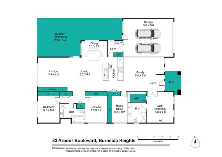 Floorplan of Homely house listing, 82 Arbour Boulevard, Burnside Heights VIC 3023