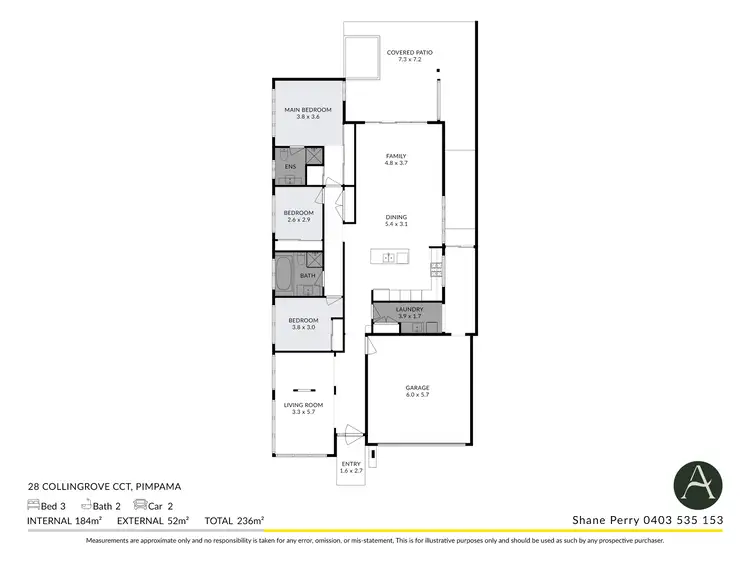 Floorplan of Homely house listing, 28 Collingrove Circuit, Pimpama QLD 4209