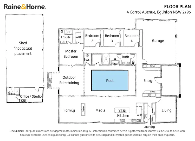 Floorplan of Homely house listing, 4 Carrol Avenue, Eglinton NSW 2795