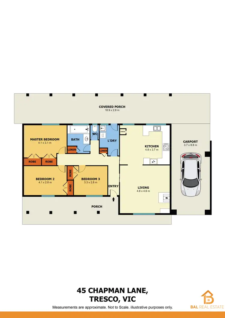Floorplan of Homely rural property listing, 211 Ridge Road, Tresco VIC 3583