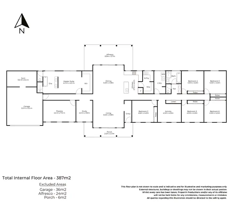 Floorplan of Homely house listing, 109 Cinnamon Meander, Two Rocks WA 6037