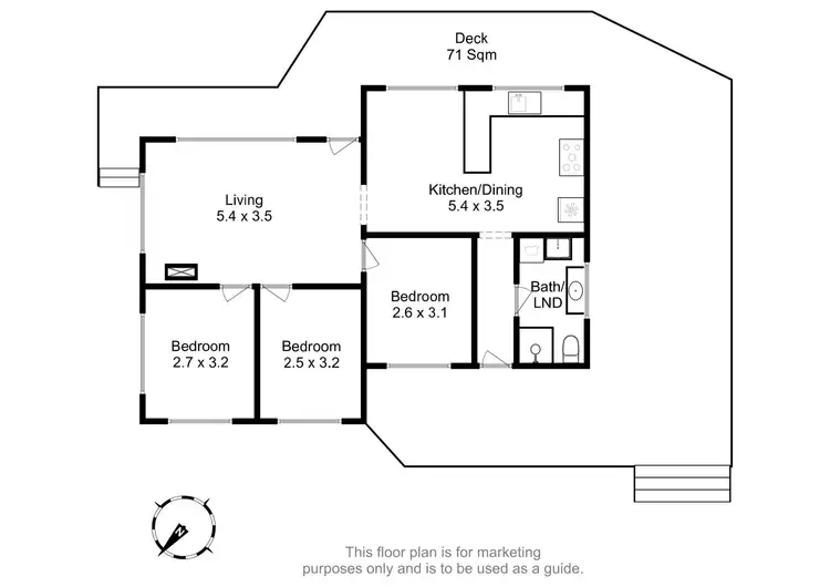 Floorplan of Homely house listing, 4 Aubin Court, Orford TAS 7190