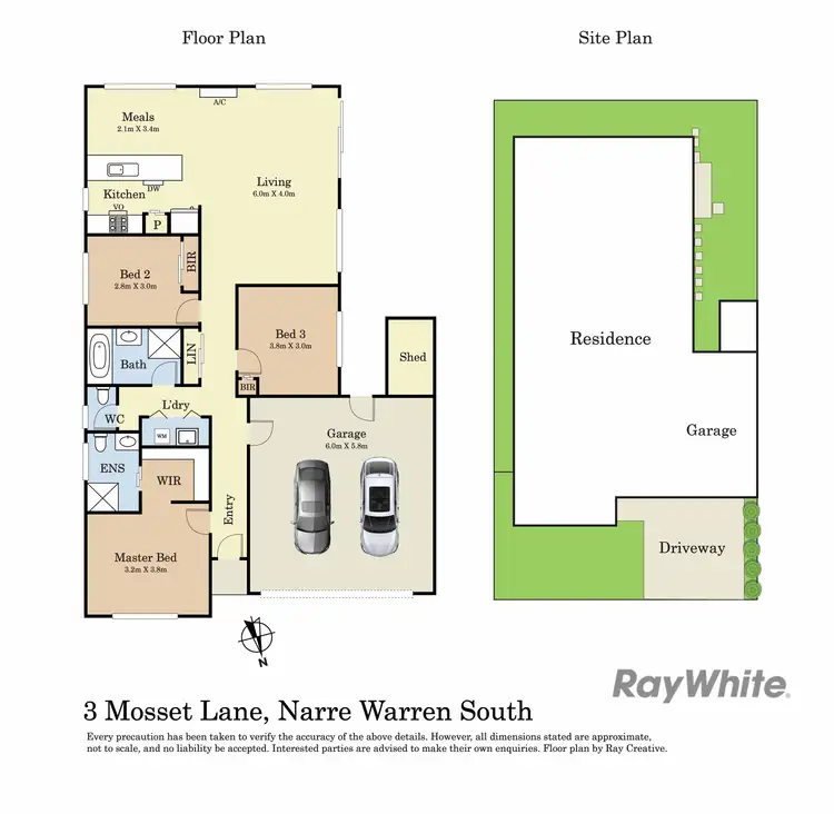 Floorplan of Homely house listing, 3 Mosset Lane, Narre Warren South VIC 3805