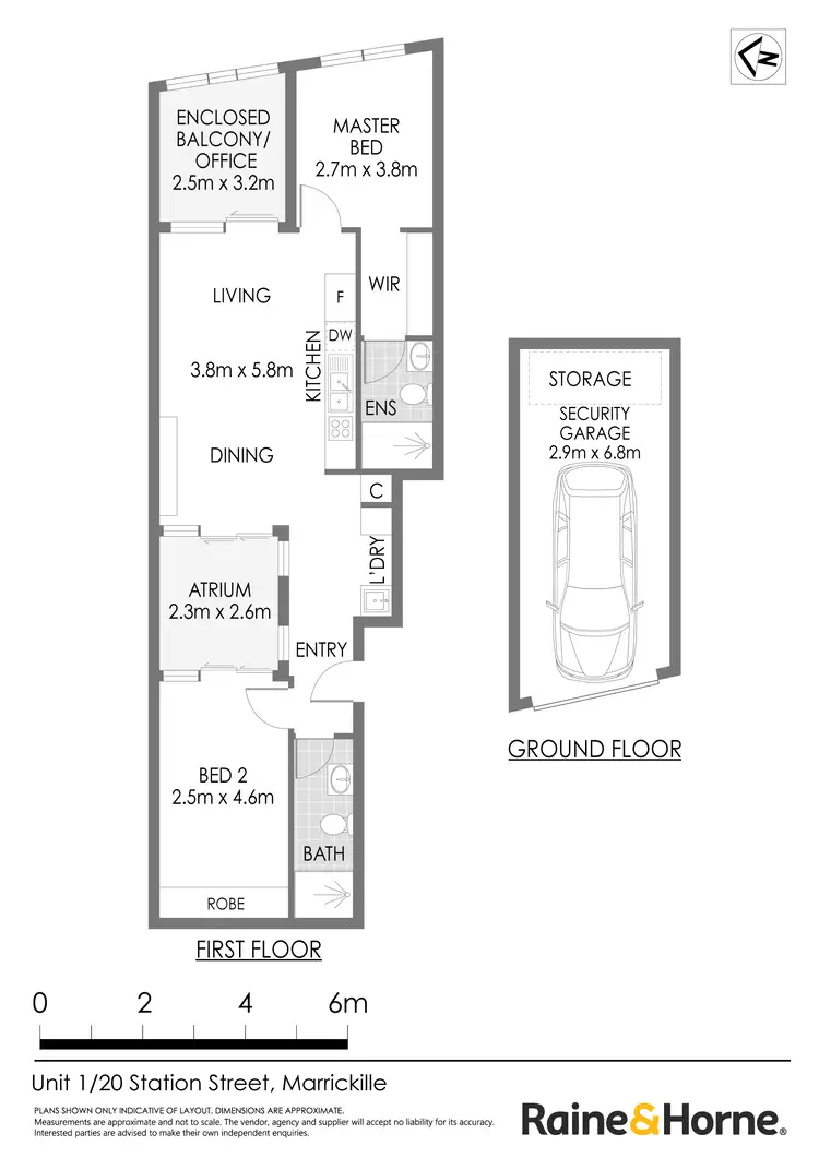 Floorplan of Homely apartment listing, 1/20-22 Station Street, Marrickville NSW 2204