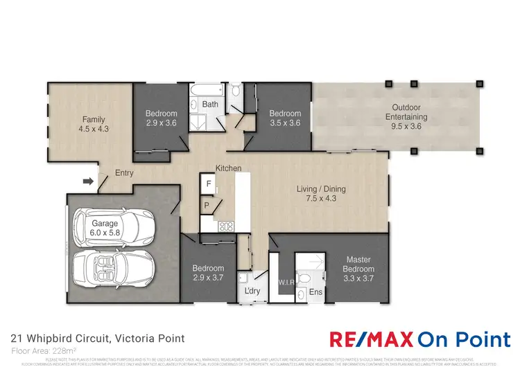 Floorplan of Homely house listing, 21 Whipbird Circuit, Victoria Point QLD 4165