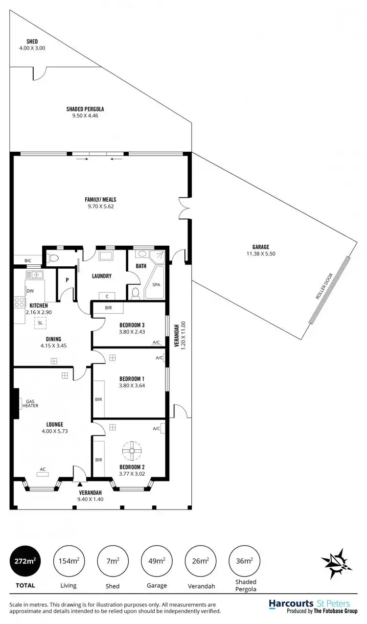 Floorplan of Homely house listing, 26 Weroona Avenue, Park Holme SA 5043