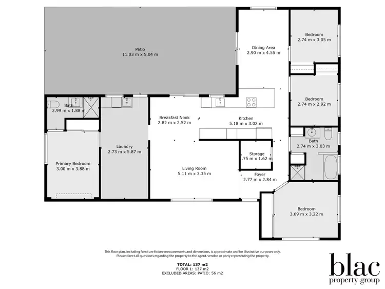 Floorplan of Homely house listing, 44 James Mac Court, Narangba QLD 4504