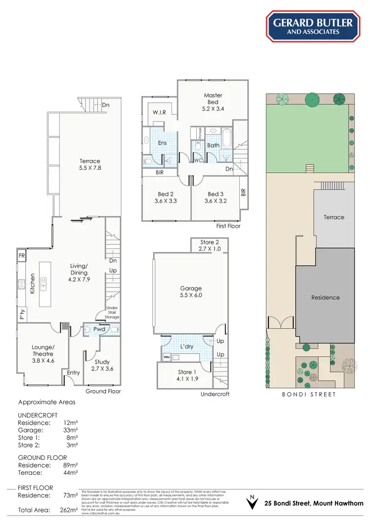 Floorplan of Homely house listing, 25 Bondi Street, Mount Hawthorn WA 6016