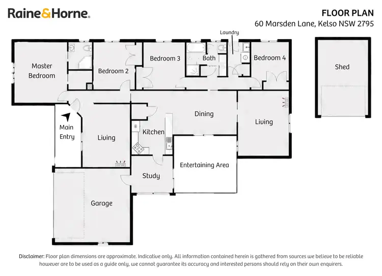 Floorplan of Homely house listing, 60 Marsden Lane, Kelso NSW 2795