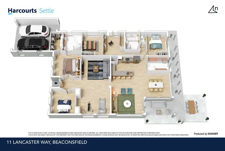 Floorplan of Homely house listing, 11 Lancaster Way, Beaconsfield VIC 3807