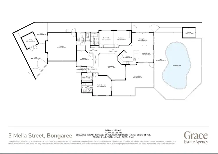 Floorplan of Homely house listing, 3 Melia Street, Bongaree QLD 4507