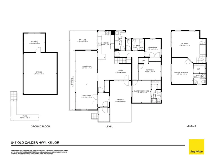 Floorplan of Homely house listing, 847 Old Calder Highway, Keilor VIC 3036