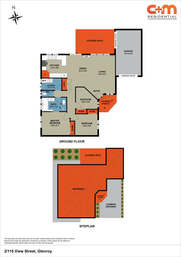 Floorplan of Homely villa listing, 2/116 View Street, Glenroy VIC 3046