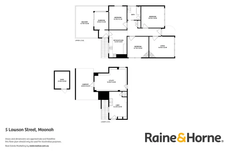 Floorplan of Homely house listing, 5 Lawson Street, Moonah TAS 7009