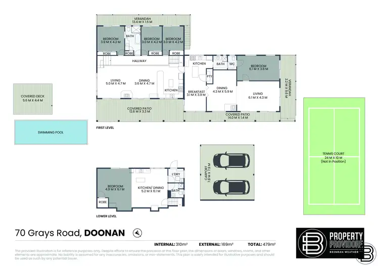 Floorplan of Homely house listing, 70 Grays Road, Doonan QLD 4562